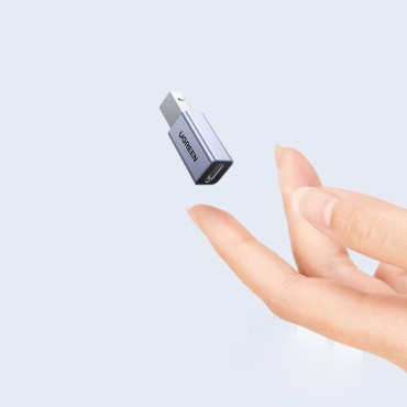 Adapter Adapter Plug iz USB-C na USB-B na diskovni tiskalnik - siva