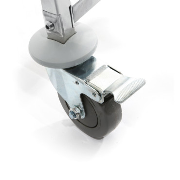 Chariot en acier pour le transport de plateaux de conteneurs 15 x GN1/1 - Hendi 810613