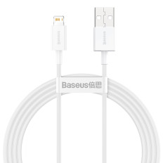 Superior kabelis iPhone USB - Zibens 1.5m - balts