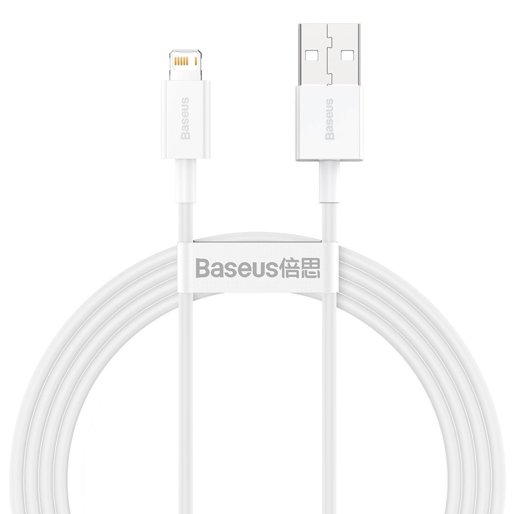 Câble supérieur pour iPhone USB - Lightning 1.5m - blanc
