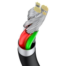 Kabelski vrhunski kabel za Huawei USB - USB-C 11V / 6A SuperCerge 1m - črna