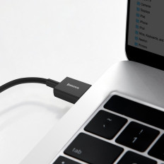 Kabel Superior Kabel för Huawei USB - USB-C 11V / 6A Super CHARGE 1M - Svart