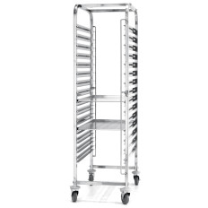 Carrinho de aço para transportar uma folha de padaria 15 x 60x40cm - Hendi 810651