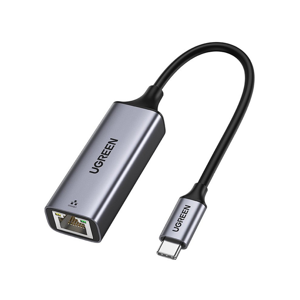 Ekstern LAN RJ45 Netværkskort - USB-C 1 Gigabit Ethernet - Grey