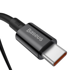 Kabel Superior USB-C-kabel - USB-C Snelle laden 100W 5A 2M - Zwart