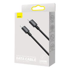 Kabel Superior USB-C-kabel - USB-C Snelle laden 100W 5A 2M - Zwart