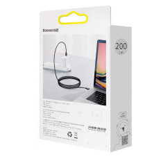Kabel Superior USB-C-kabel - USB-C Snelle laden 100W 5A 2M - Zwart