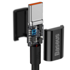 Kabel Superior USB-C-kabel - USB-C Snelle laden 100W 5A 2M - Zwart
