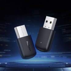 Externt USB-nätverkskort - WiFi 2.4GHz / 5GHz 11AC AC650 - Svart