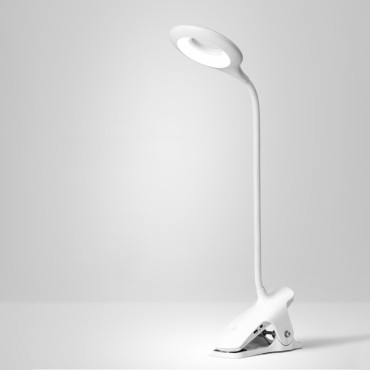 Brezžična kozmetična LED svetilka za branje dela + Micro USB kabel - bela