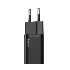 Cargador de carga rápida de entrega rápida USB-C 25W de entrega rápida - Negro