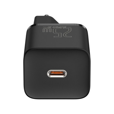 Super Rápido USB-C 25W POWER O carregador de carga rápida - preto