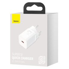 Super Rápido USB-C 25W Energia Carregador de Carga Rápida - Branco
