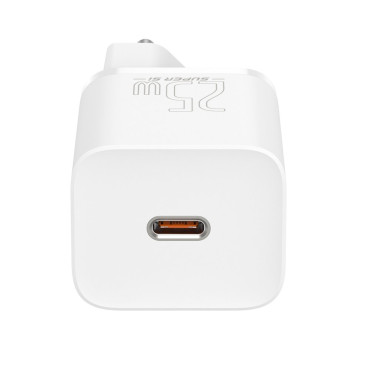 Super Rápido USB-C 25W Energia Carregador de Carga Rápida - Branco