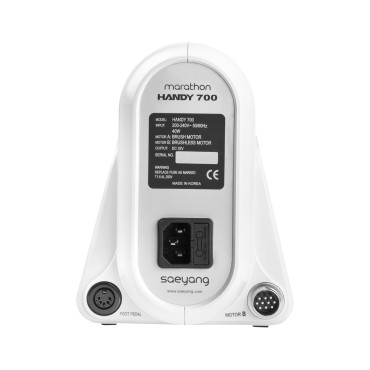 Saeyang Marathon Handy 700 2v1 vŕtačka na nechty — pohľad zozadu