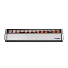 Parkeerplaat met Moonlight Box-serie - Zilveren telefoonnummer