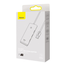 HUB Distributör 4-Port Lite Series USB-A upp till 4x USB-A 3.0 Wire 25cm - Svart