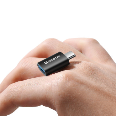 Adaptera adaptera atjautības sērija no USB-C uz USB-A 3.2 GEN 1 - melns
