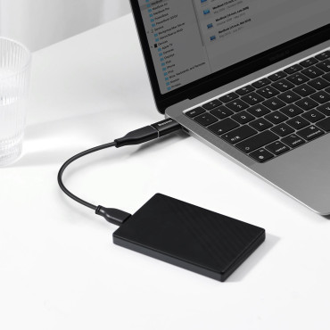 Adaptera adaptera atjautības sērija no USB-C uz USB-A 3.2 GEN 1 - melns