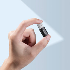 Adaptera adaptera atjautības sērija no USB 3.1 OTG uz USB-C - melns