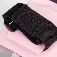 Vattentät väska för telefonväska med armband PVC - Orange