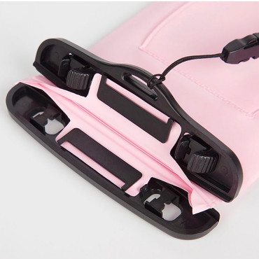 Vattentät väska för telefonväska med armband PVC - Orange