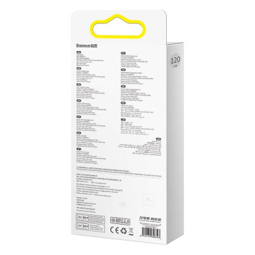 Kábel 4W1 USB + USB-C kábel pre USB-C / iPhone Lightning / Micro USB 1.2m - čierna