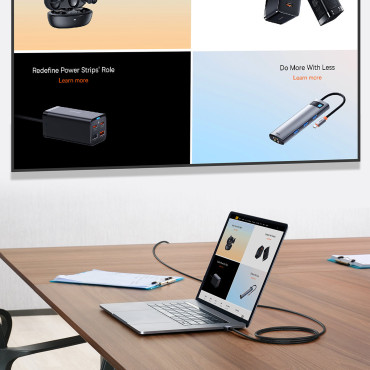 HDMI 2.0 augstas izšķirtspējas sērija 4K 60Hz kabelis 1.5m - melns
