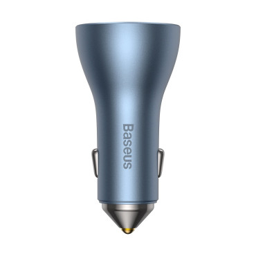 Pro USB-A Carregador de Carro + 2x USB-C 65W QC4.0 - Azul