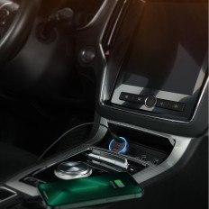 Pro USB-A Carregador de Carro + 2x USB-C 65W QC4.0 - Azul