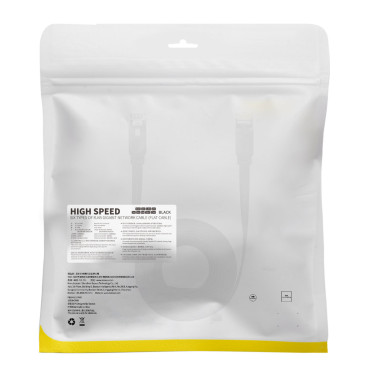 Flat Cable Patchcord RJ45 Speed kuus 1000Mbps 15m - must