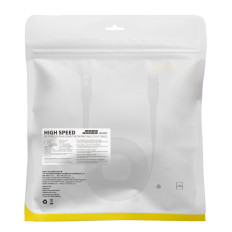 Flachkabel Patchcord RJ45 Geschwindigkeit Sechs 1000 Mbit / s 15m - Schwarz