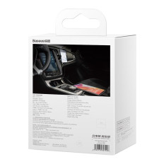 Autó töltő 2in1 USB-C + iPhone villám hengerelt 75cm 30w - fekete