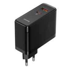 Fast Universal Gan5 Pro USB-C / USB 100W omrežni polnilnik - črna
