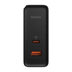 Rychlé univerzální GAN5 Pro USB-C / USB 100W Síťová nabíječka - černá