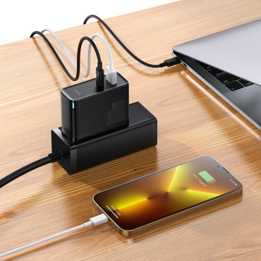 Γρήγορη καθολική GAN5 Pro USB-C / USB ΧΑΡΑΚΤΗΡΙΣΤΙΚΟ ΔΙΚΤΥΟ - Μαύρο