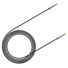 Káblový stereo Jiven M30 AUX AUDIO 3.5mm Mini Jack 1.5m - strieborná čierna