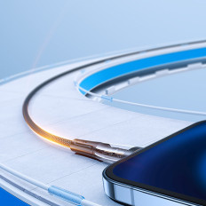 Kabelski kabel z inteligentnim stikalom USB-C - iPhone strele 1.2m - Črna