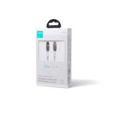 Kabeļu kabelis ar inteliģentu USB-C slēdzi - iPhone zibens 1.2m - balts