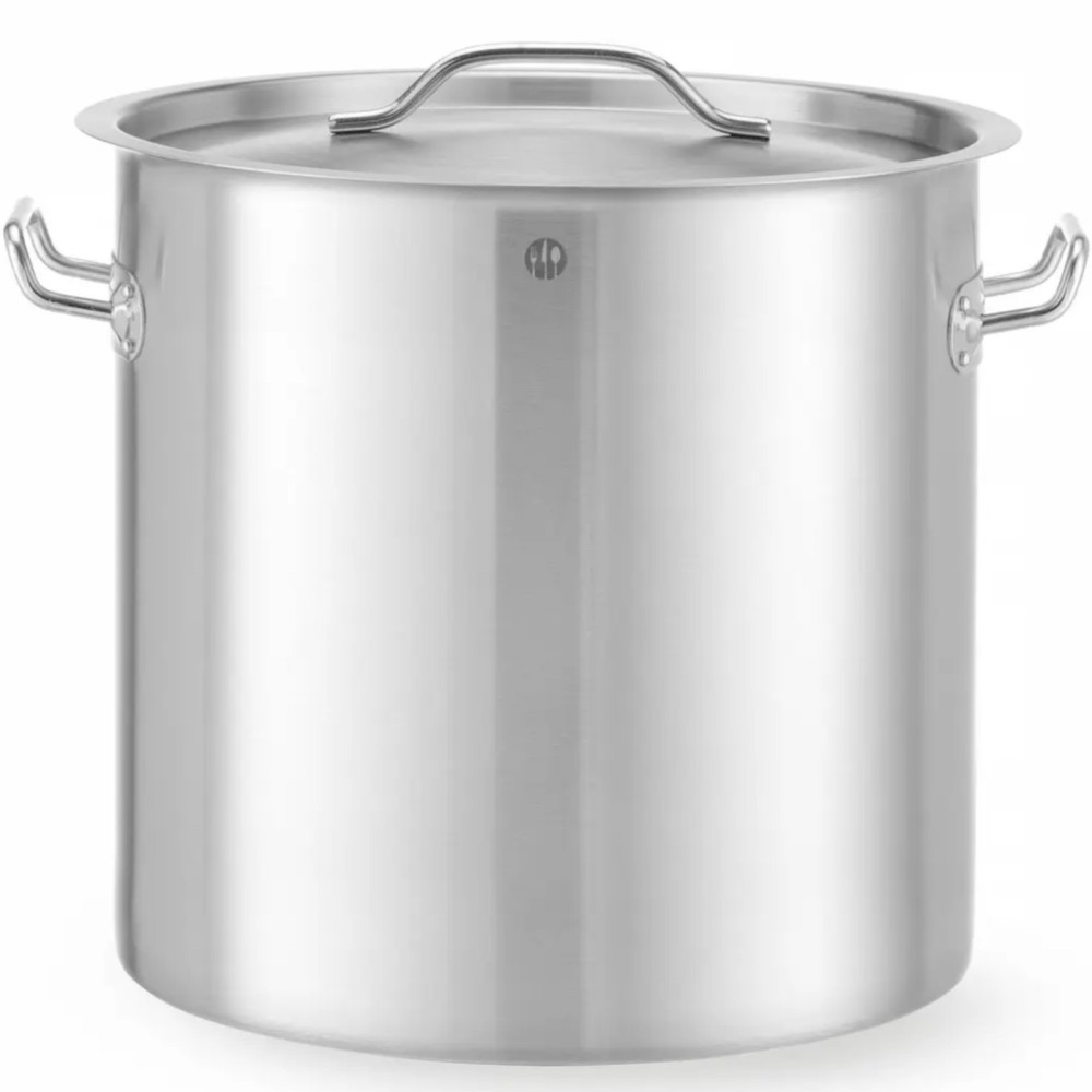 Pentola a linea di bilancio con un coperchio da 37 L. 360 x 360 h - Hendi 834404