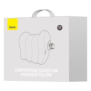 Almofada para carro de carro no encosto de cabeça sob o comfortride - cinza