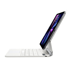 Klávesnica a TouchPad pre iPad Pro 12.9 '' + Magnetický puzdro Brilliance - Biela