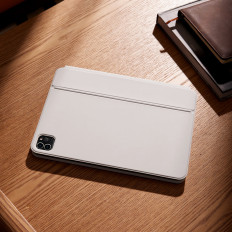 Klávesnica a TouchPad pre iPad Pro 12.9 '' + Magnetický puzdro Brilliance - Biela