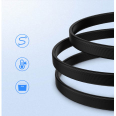 SATA lapos kábelkábel 1.0-3.0 Akár 5 GB / s 0.5m - fekete