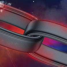 Kabel przewód płaski SATA 1.0-3.0 do 5Gb/s 0.5m - czarny