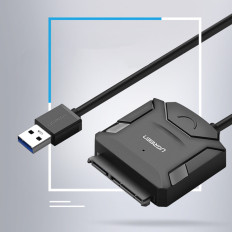 Kábeladapter HDD és SSD SATA 2.5 '' '' '' '' USB 3.0 - 4TB - fekete