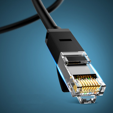 Patchcord LAN Ethernet U / UTP CAT sieťový kábel. 6 1000 MB / S 8M - čierna