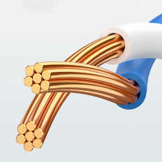 Patchcord LAN Ethernet U / UTP Cat Network. 6 1000MB / S 8M - Μαύρο