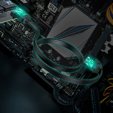 Expansionskort Adapter PCIe 3.0 x4 Ytterligare två SSD-slitsar M.2 M-tangent och M.2 B-tangent