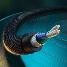 Garso vario kabelio kabelis 3.5mm Mini Jack - 2x RCA 2m